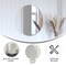 Flash Furniture 24" Round Silver Metal Framed Accent Wall Mirror HFKHD-4GD-CRE8-002315-GG - alternate 6